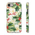 Christmas Holly on a Golden Background - Impact Resistant Phone Case iPhone 8 Matte